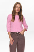 NURIETTE SELMA RIB PULLOVER  - LILAC SACHET